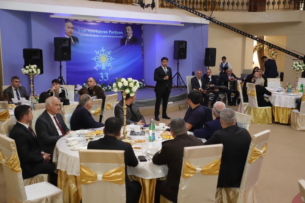 Neftçalada YAP-ın 33 illiyinə həsr edilmiş ümumrayon tədbiri keçirildi - FOTOLAR